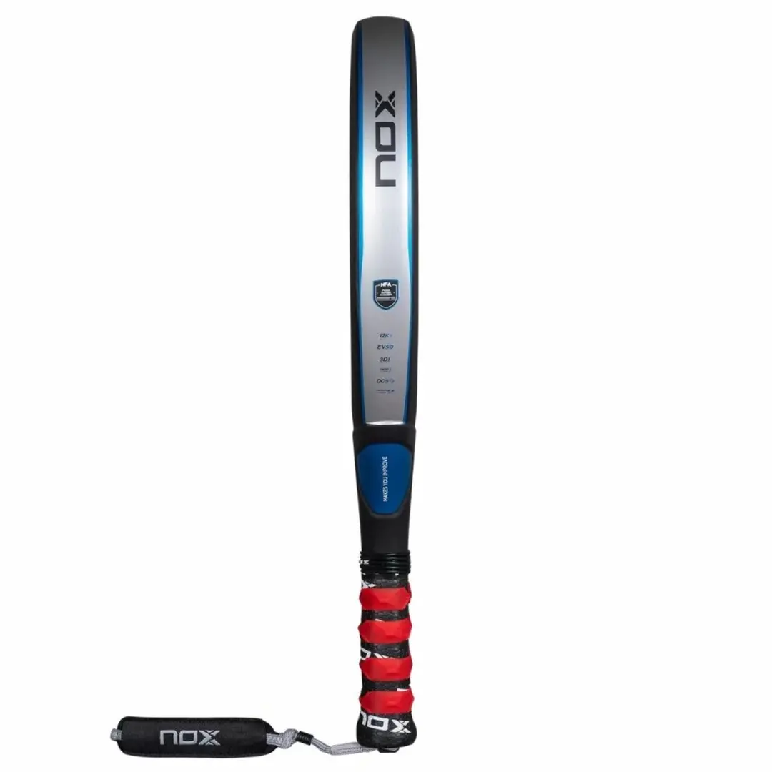 Nox Future Hybrid 12K Padelracket - Zwart/Blauw - afbeelding 2 van 6
