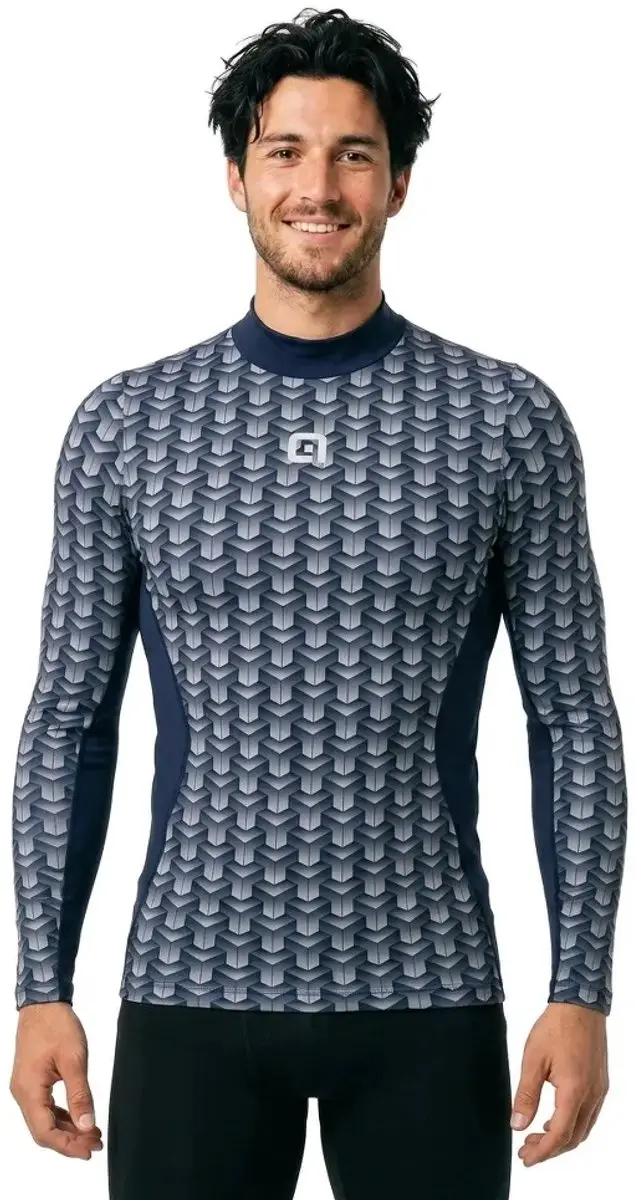 Alé Cubes Vest met Lange Mouwen - Marineblauw - XS/S - afbeelding 3 van 6