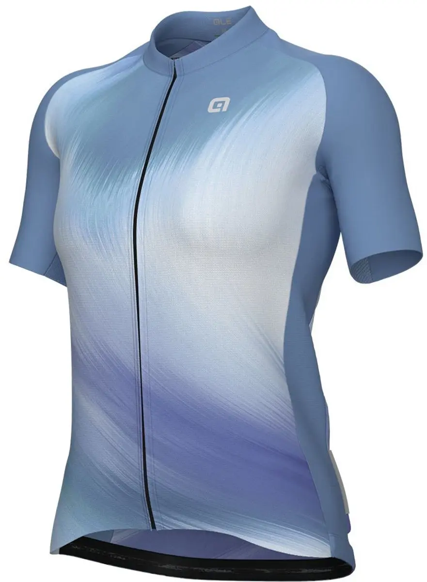 Ale Monsone Korte Mouw Wielertrui Blauw L Vrouw