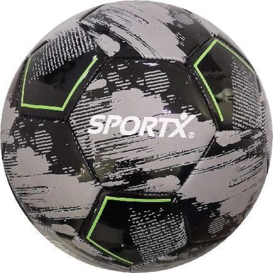 SportX Voetbal Maat 5 - 330-350gr - Zwart - afbeelding 5 van 6