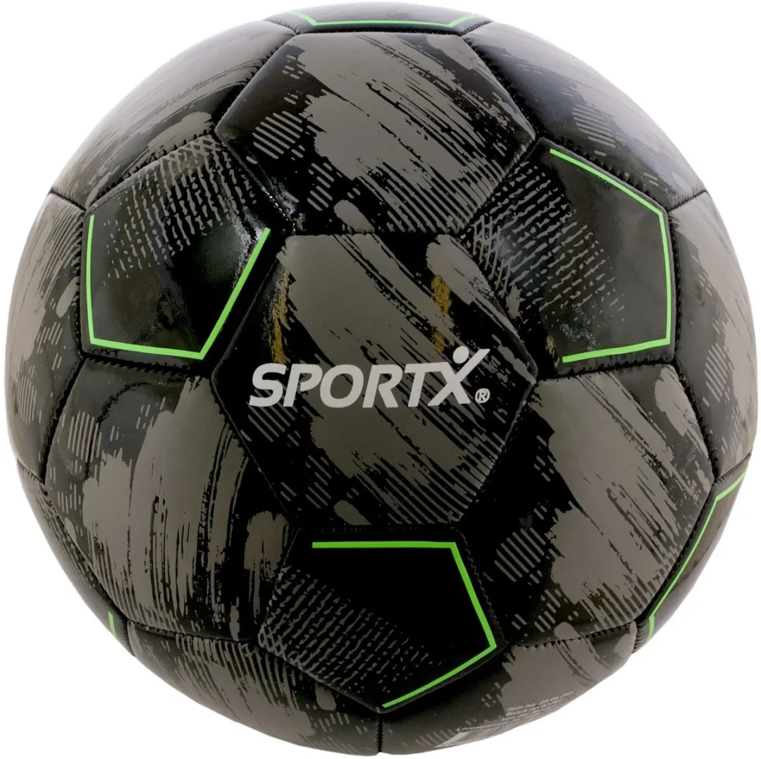 SportX Voetbal Maat 5 - 330-350gr - Zwart - afbeelding 6 van 6