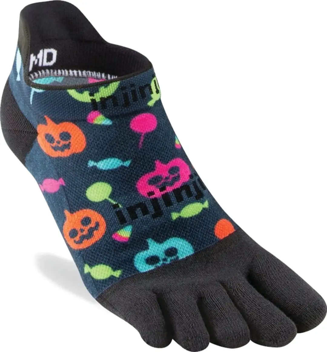 Injinji Run Lightweight No-Show Coolmax - Neon Roze - 40-44