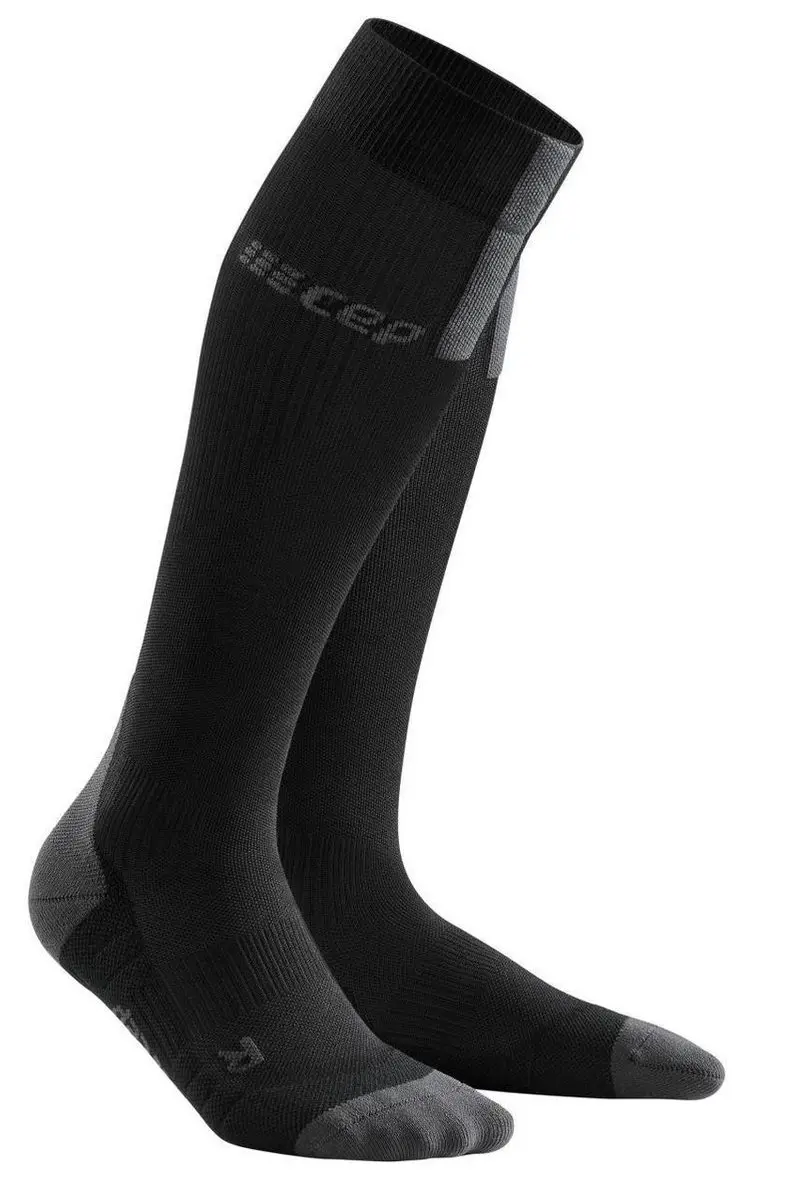CEP Run Socks 3.0 Compressiekousen Zwart/Grijs