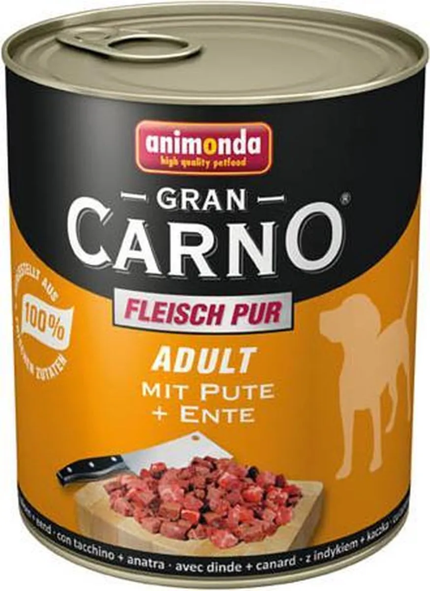 Animonda Gran Carno Kalkoen+Eend
