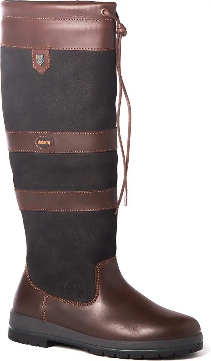 Dubarry Galway Zwart/Bruin Dames Outdoorboots Zwart Bruin