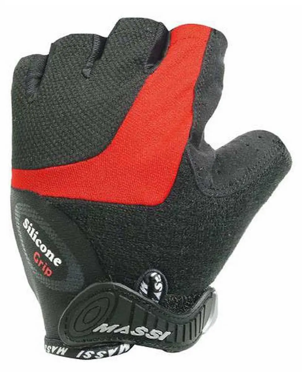 Massi Silicone Cx Korte Handschoenen Zwart S Man