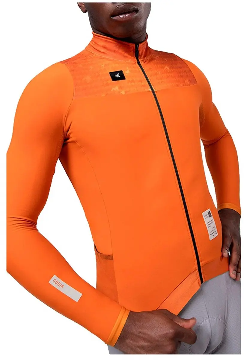 Gobik Hyder Blend 2.0 Trui Met Lange Mouwen Oranje L Man