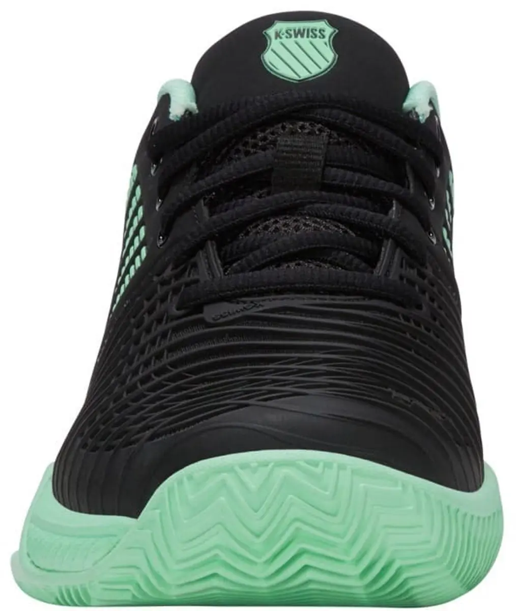 K-Swiss Express Light 3 Clay Dames Tennisschoen Zwart/Groen - afbeelding 5 van 6