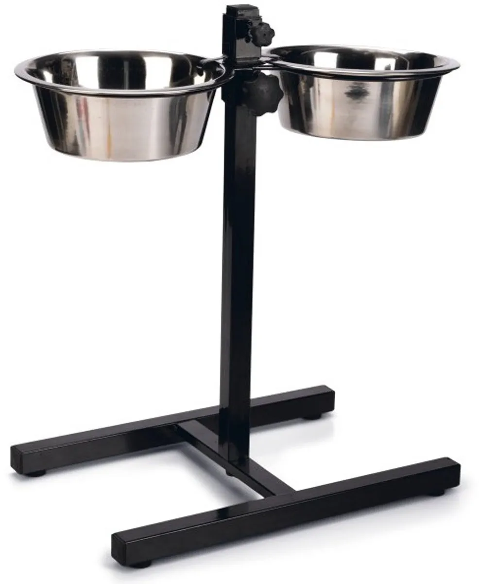Beeztees Standaard Dinerset Hond 16cm - Zwart