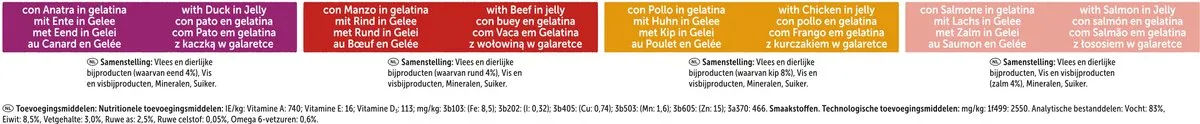 Purina Felix Mix Selectie in Gelei Natvoer - 80x85g