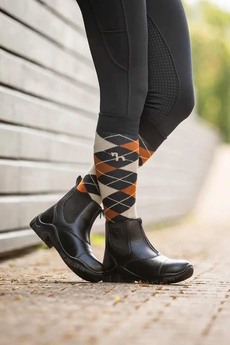 Horze Idaho Winter Jodhpurs Dames - Zwart - 41 - afbeelding 3 van 6