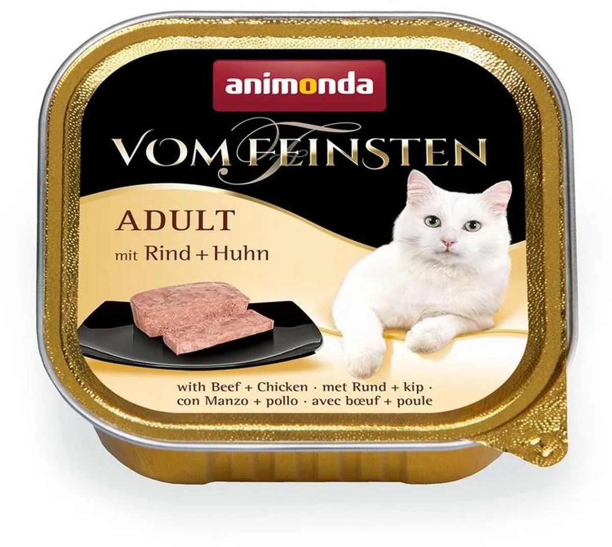 Animonda Vom Feinsten Cat Adult Rund+Kip - 32 Stuks