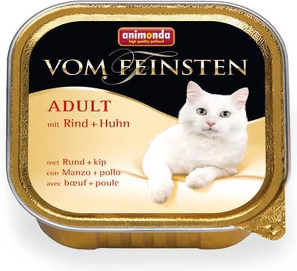 Animonda Vom Feinsten Cat Adult Rund+Kip - 32 Stuks