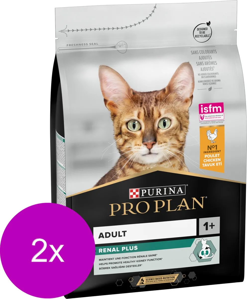 Pro Plan Cat Original Adult Kip - 2x3kg