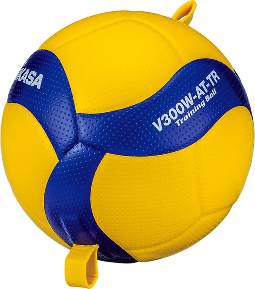Mikasa V300W ATTR Volleybal - Maat 5 - Geel/Blauw - afbeelding 3 van 3