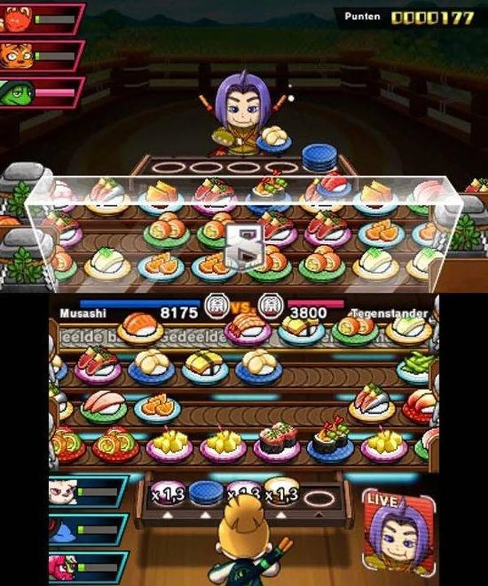 Nintendo Sushi Striker The Way of Sushido - 3DS