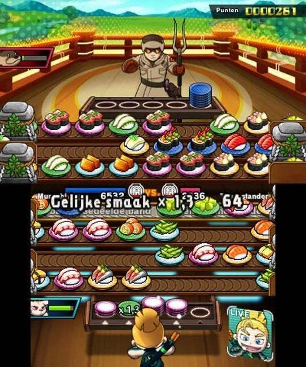Nintendo Sushi Striker The Way of Sushido - 3DS