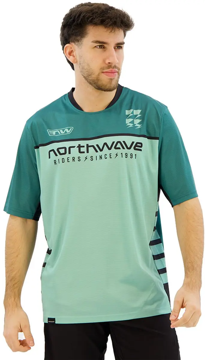 Northwave Edge 2 Korte Mouw Wielertrui Groen S Man