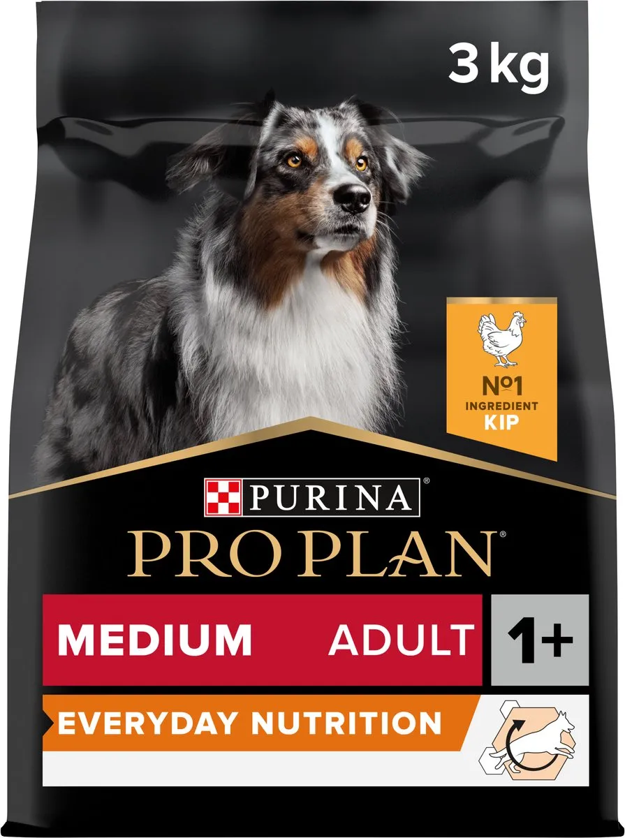 Pro Plan Medium Adult Everyday Nutrition Hondenvoer - Kip - 3 kg - afbeelding 6 van 6