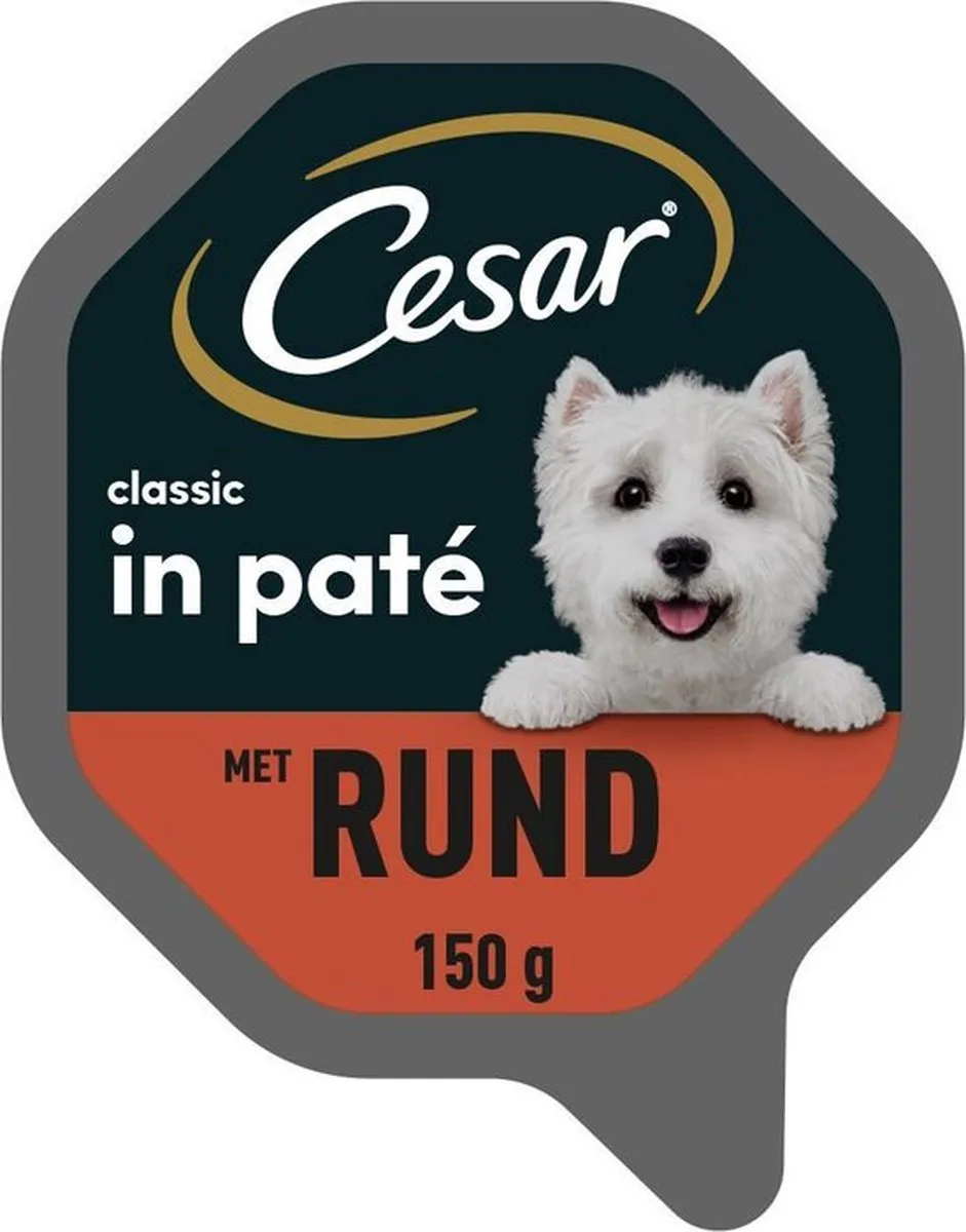 César Hondenvoer Classic Rund Paté 150g