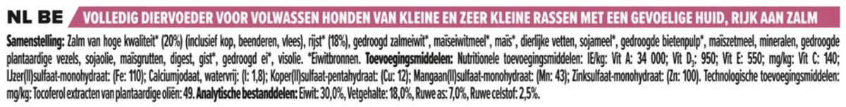 Pro Plan - Adult - Small & Mini - Sensitive Skin - Zalm - 3 x 3kg