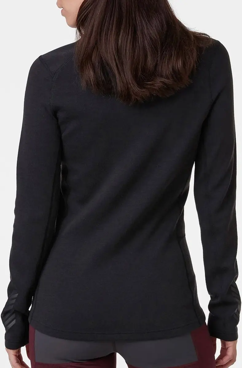 Helly Hansen Lifa Merino Midweight Crew Dames - Zwart XL - afbeelding 5 van 6