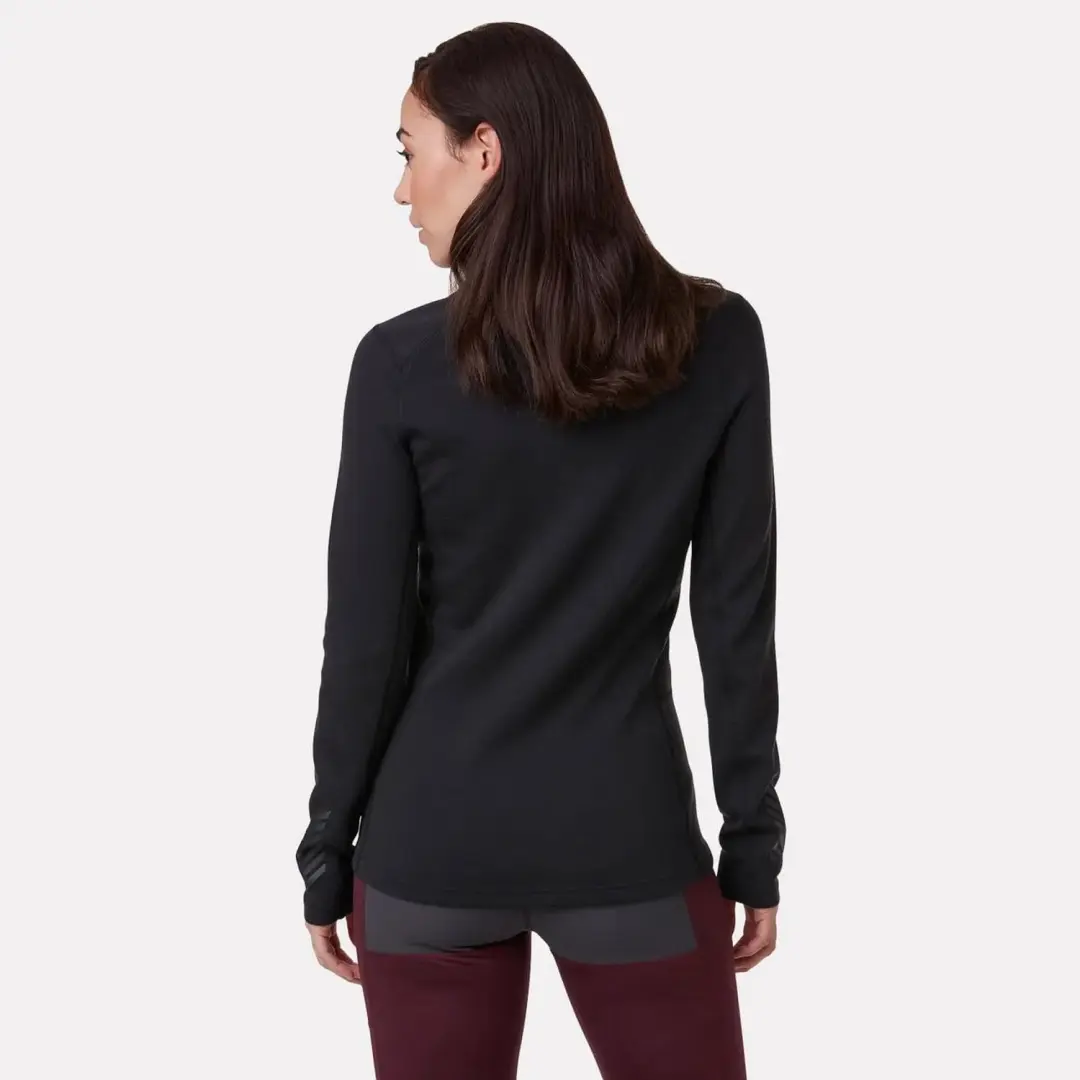 Helly Hansen Lifa Merino Midweight Crew Dames - Zwart XL - afbeelding 3 van 6