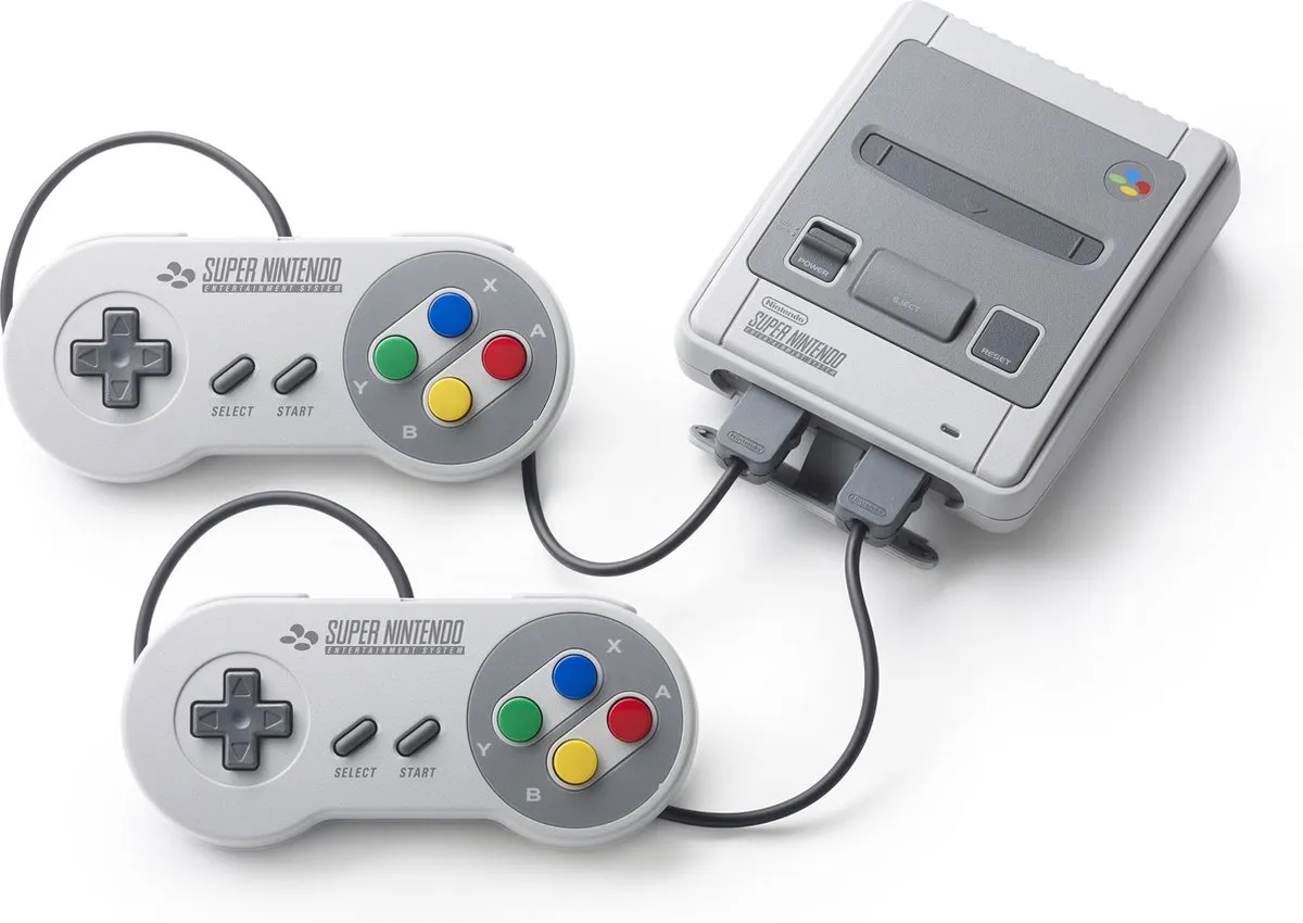 Nintendo Classic Mini: Super Entertainment System - Grijs (import IT)