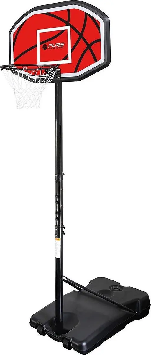Pure2Improve Portable Basketbalpaal 1.90-3.40m - afbeelding 3 van 3