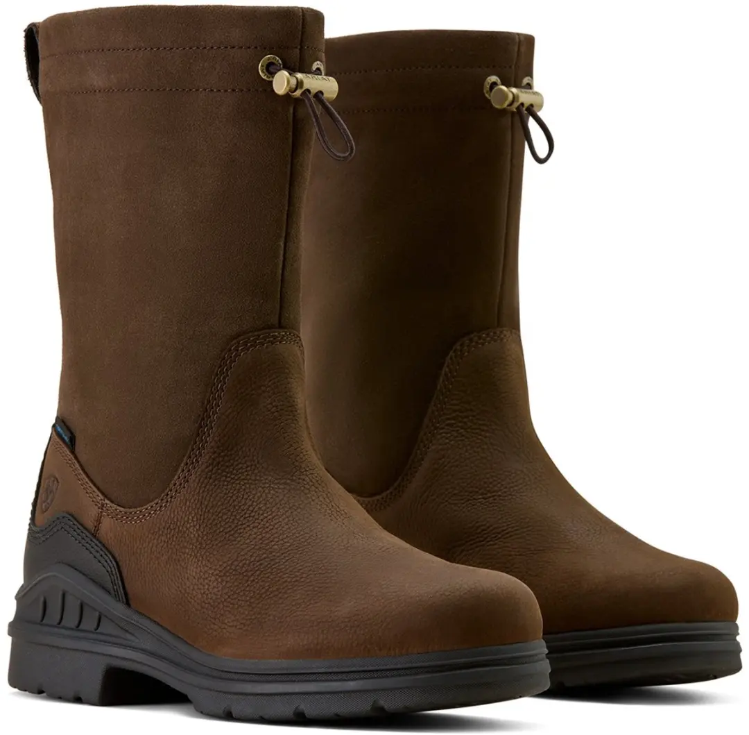 Ariat Barnyard Brooke Dames Rijlaarzen - Vintage Bruin - afbeelding 5 van 6