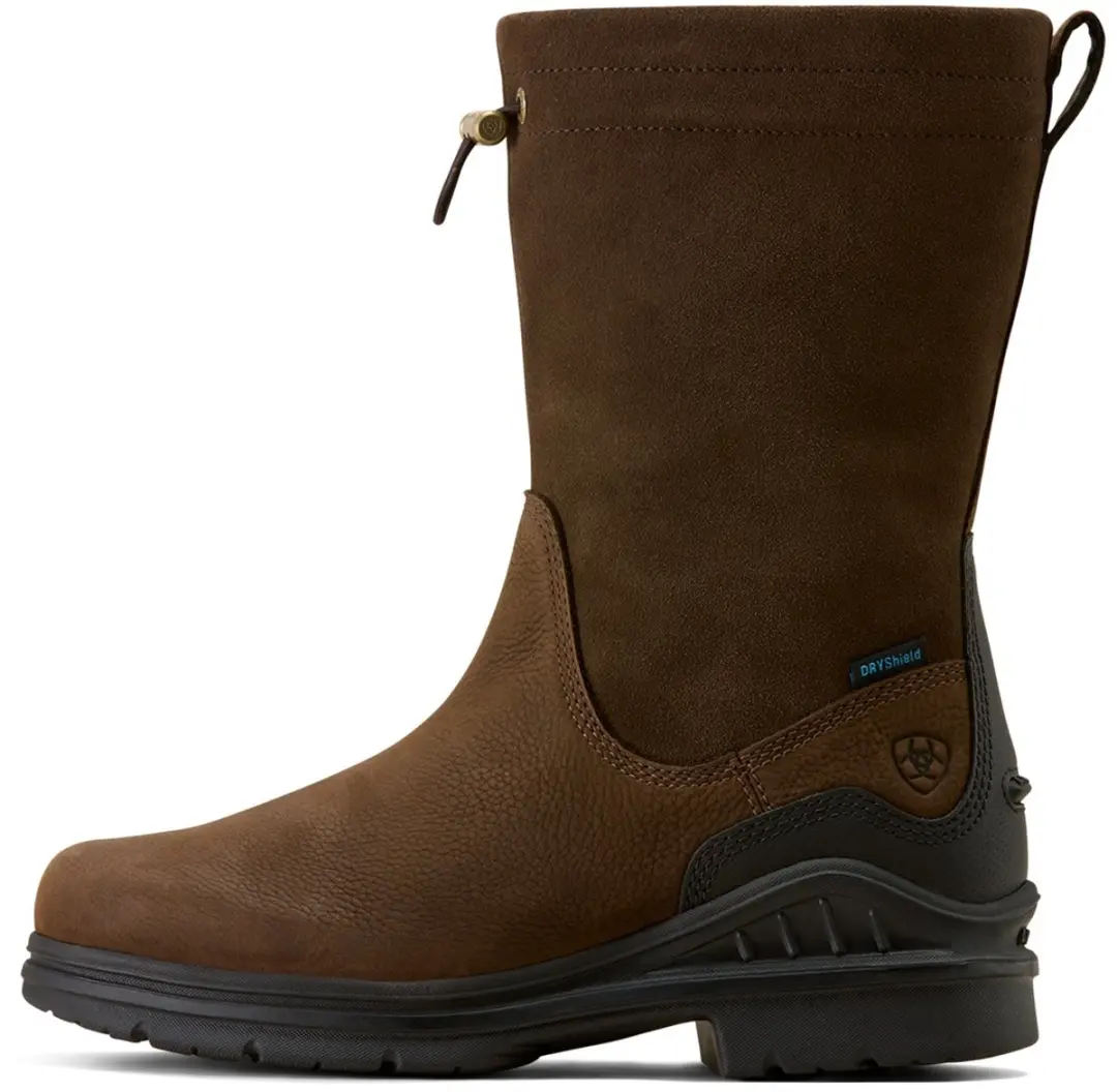 Ariat Barnyard Brooke Dames Rijlaarzen - Vintage Bruin - afbeelding 3 van 6