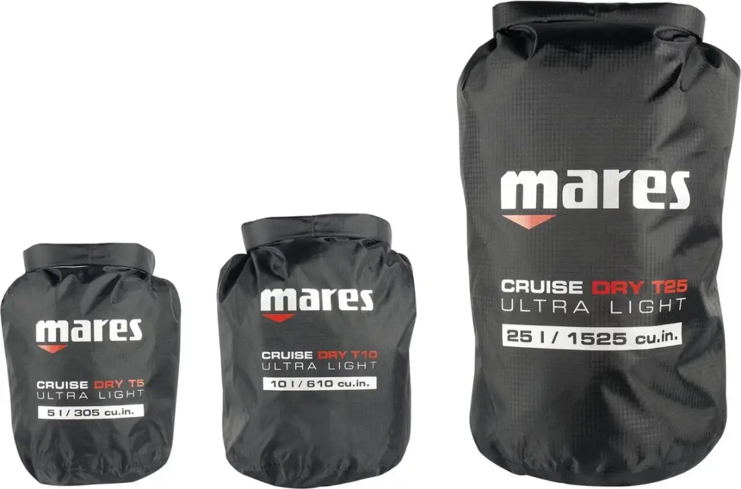 Mares Cruise Dry T-Light Droogtas - 25L - Zwart - afbeelding 2 van 5