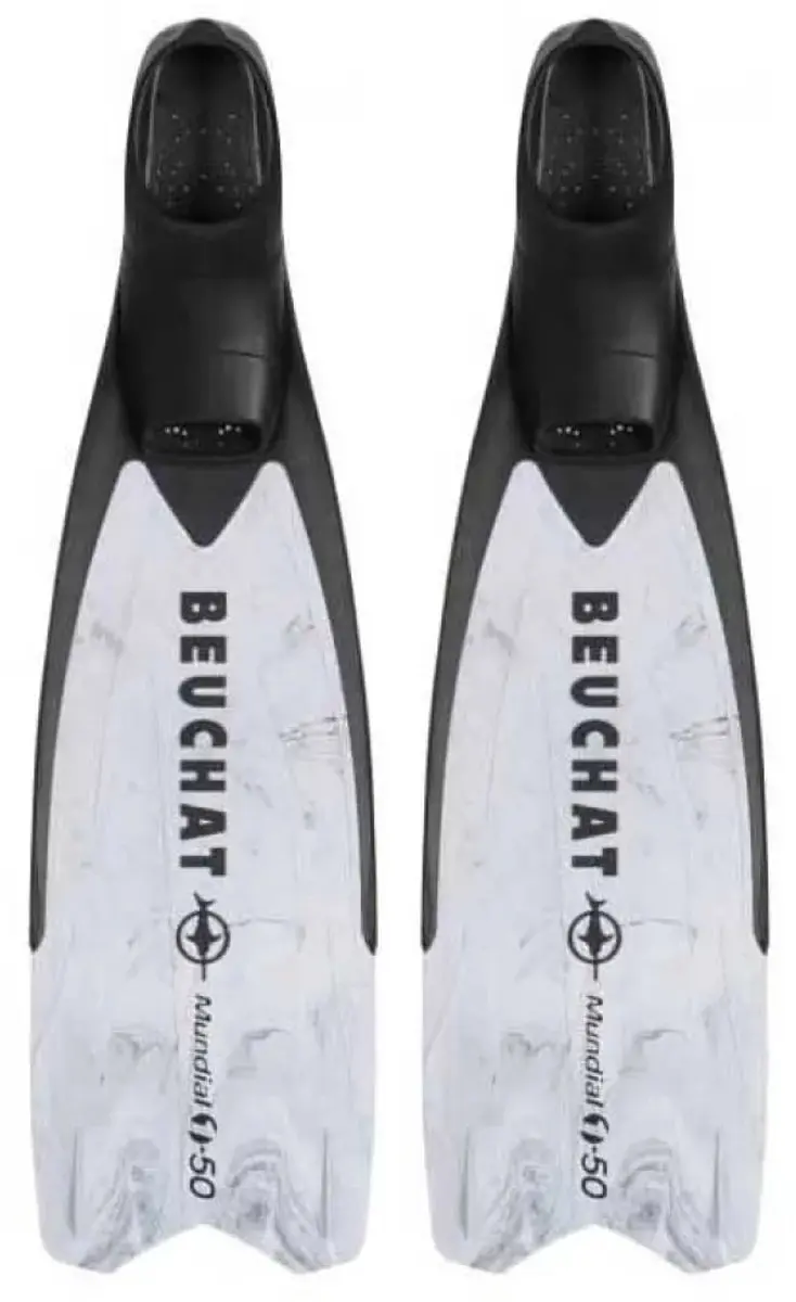 Beuchat Mundial One-50 Soft Flex Freedivingvinnen Grijs EU 37-38