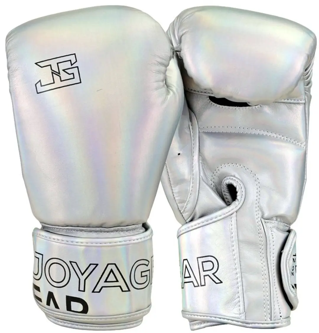 Joyagear Vrouwen Holographic Bokshandschoenen Zilver