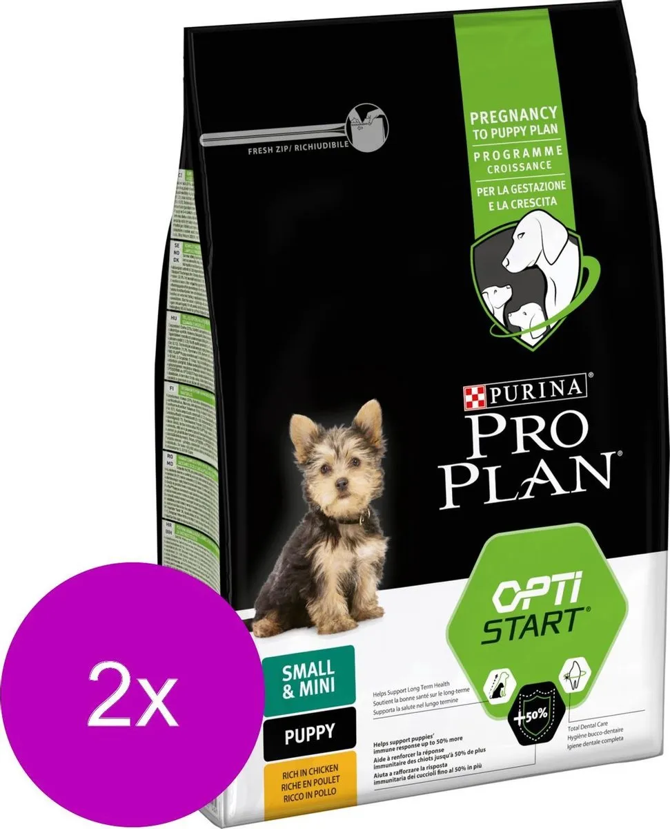 Pro Plan Dog Puppy Small & Mini Breed Kip - 2x3kg