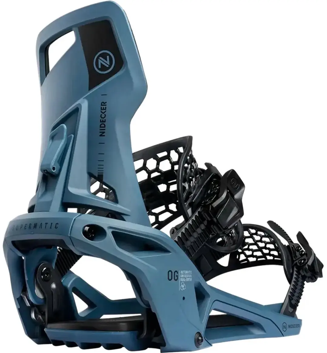 Nidecker OG Supermatic Snowboardbindingen - S - Donkerblauw - afbeelding 2 van 5