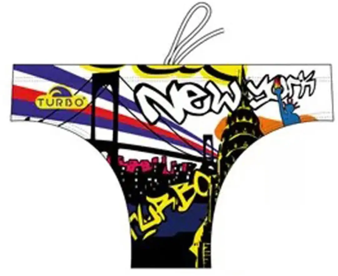 Turbo New York Zwemslip Veelkleurig XL Man