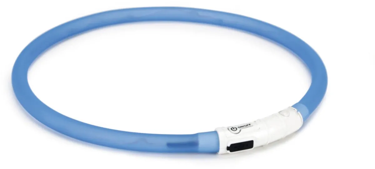 Beeztees Safety Gear Dogini Halsband - Blauw 70cm