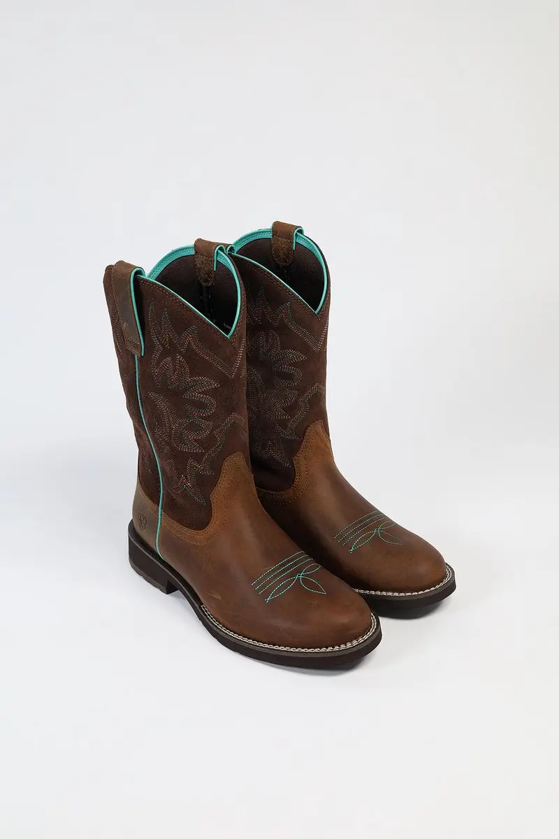 Ariat Delilah Round Toe dameslaarzen - Bruin - afbeelding 5 van 6