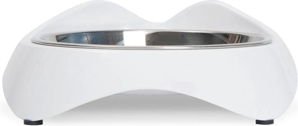 Catit Dubbele Voerbak - Kattenvoerbak - 32x17.5x6 cm Wit