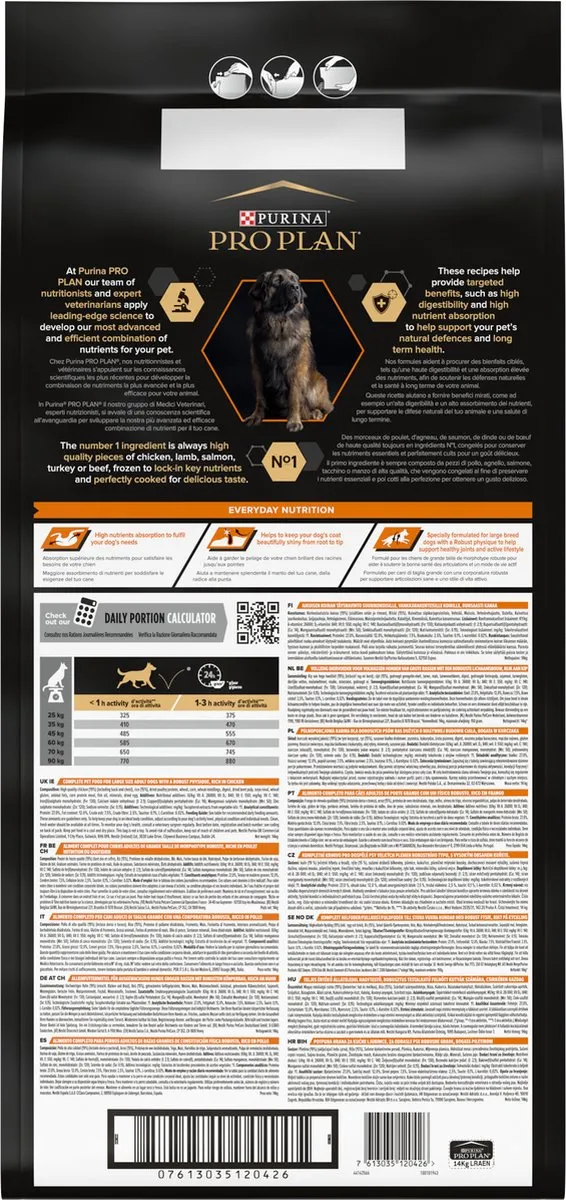 PURINA® PRO PLAN® Large Robust Adult - Hondenvoer - Kip - 14 kg