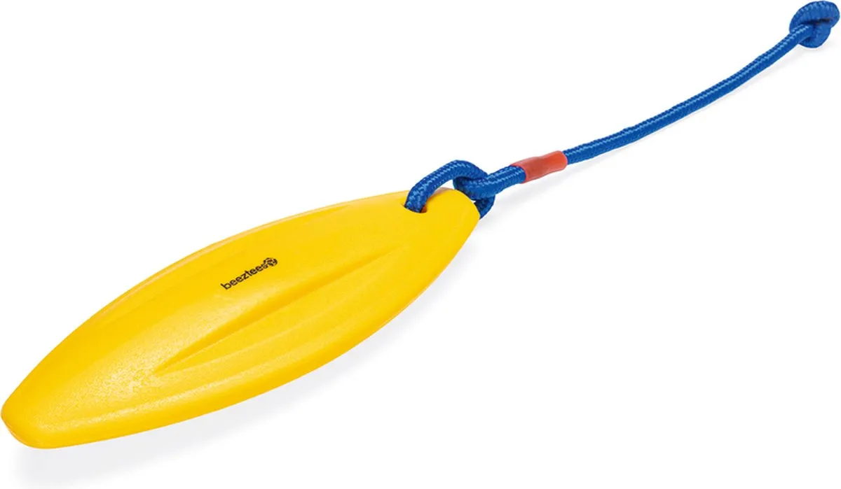 Beeztees Surfplank Hondenspeelgoed Geel 25x3x3cm