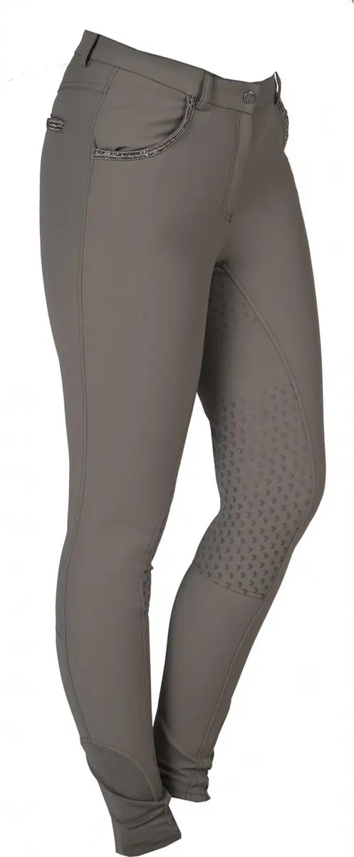 Horka Rijbroek Nicola Dames Nylon Taupe Maat 46