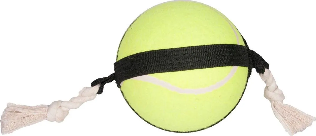 Flamingo Matchball Tennisbal met Touw - 40cm - Geel