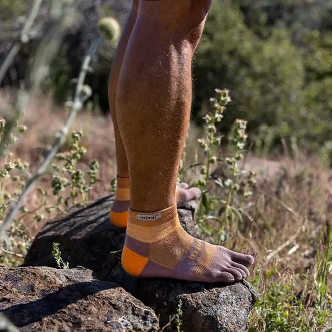 Injinji Trail Midweight Mini-Crew Teensokken - Granite - S - afbeelding 6 van 6