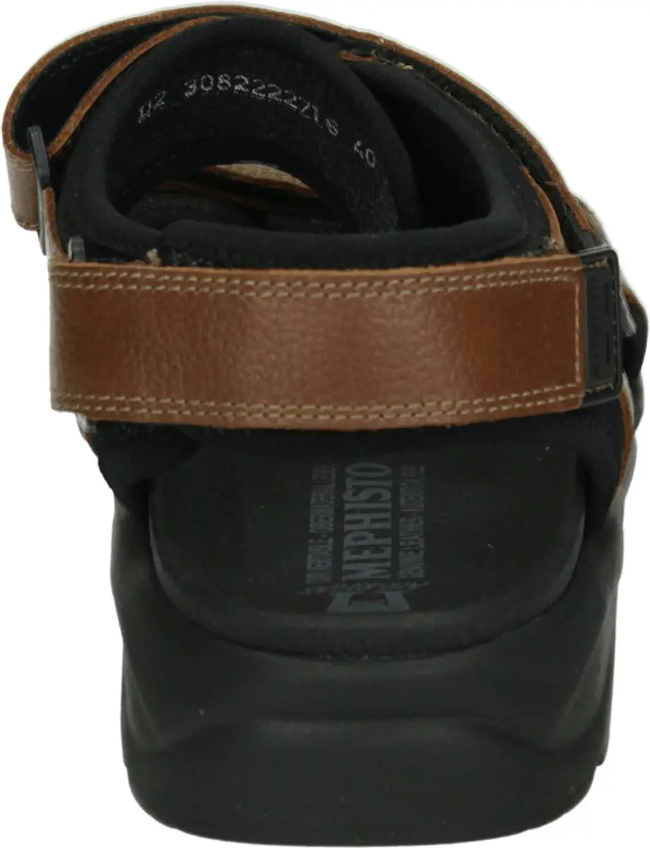 Mephisto TITO NEVADE Heren Sandalen - Cognac - afbeelding 3 van 6