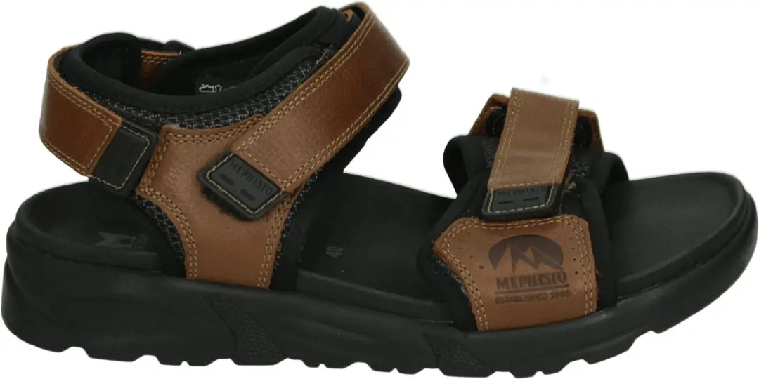Mephisto TITO NEVADE Heren Sandalen - Cognac - afbeelding 2 van 6