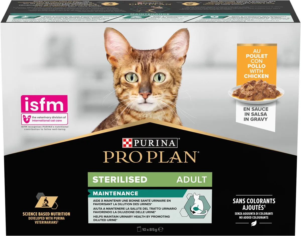 Pro Plan Cat NutriSavour Sterilised - 20x85g