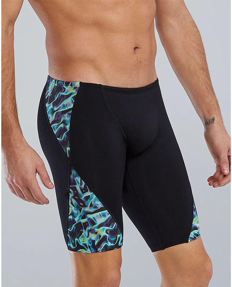 TYR Durafast Elite Energia Heren Jammer - Groen - 36 - afbeelding 4 van 6