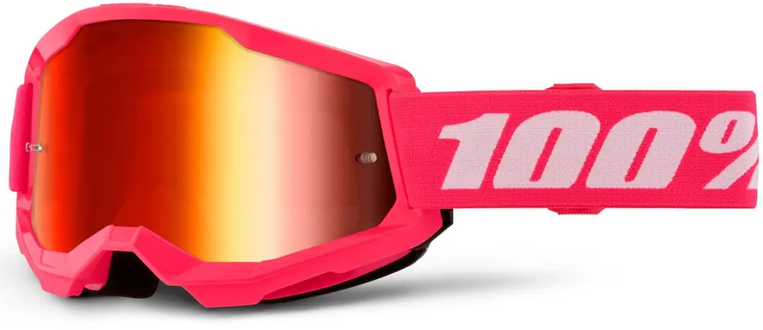 100% Strata 2 Motocross Bril - Roze - afbeelding 5 van 6